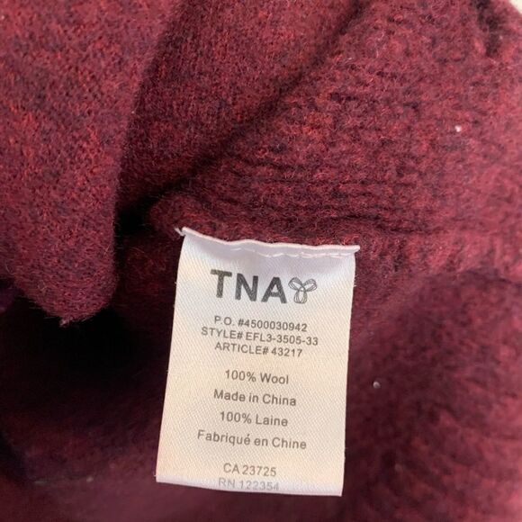 ARITZIA TNA Telluride 100% Wool Zipup Sweater - Picture 4 of 5